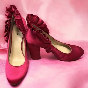 Botkier for ANTHROPOLOGIE Ruffle  4" Heels